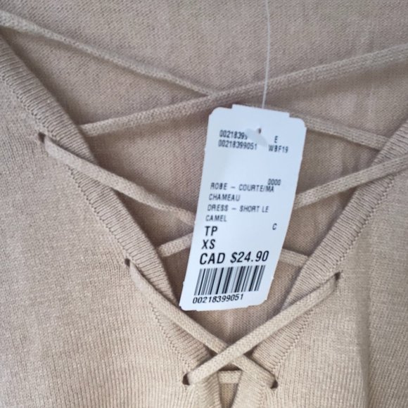 [NWT] Criss-Cross Sweater Dress - Picture 3 of 3